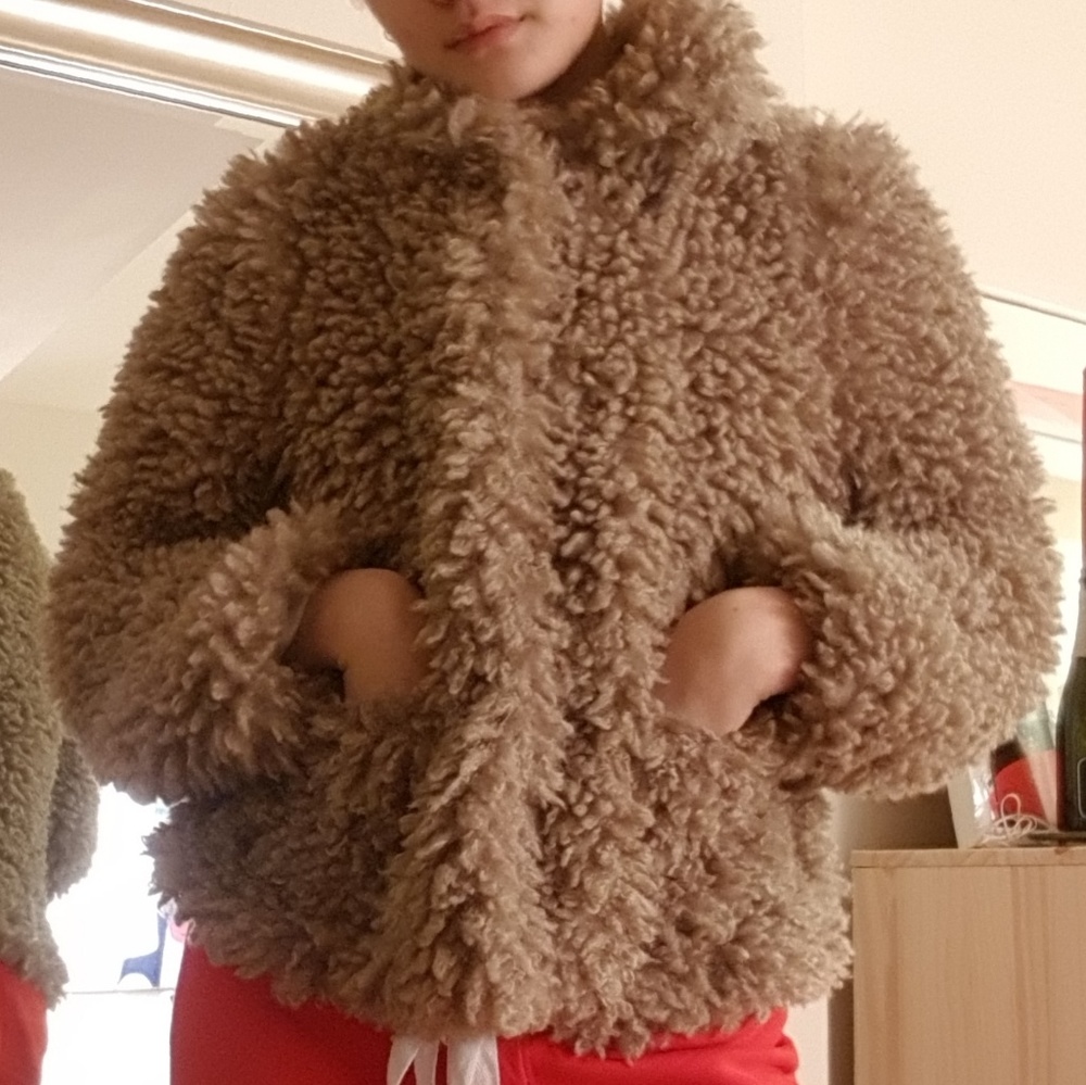 ZARA TEDDY Faux Fur JACKET